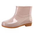 thumbnail image 2 of Rain Boots for Women Waterproof Ankle Garden Shoes Anti Slipping Rubber Short Rainboots for Ladies, 2 of 5