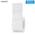 thumbnail image 2 of Niimbot White Blank Thermal Printing Paper Roll Barcode Price Size Name Label Paper Waterproof Oil-Proof, 2 of 8
