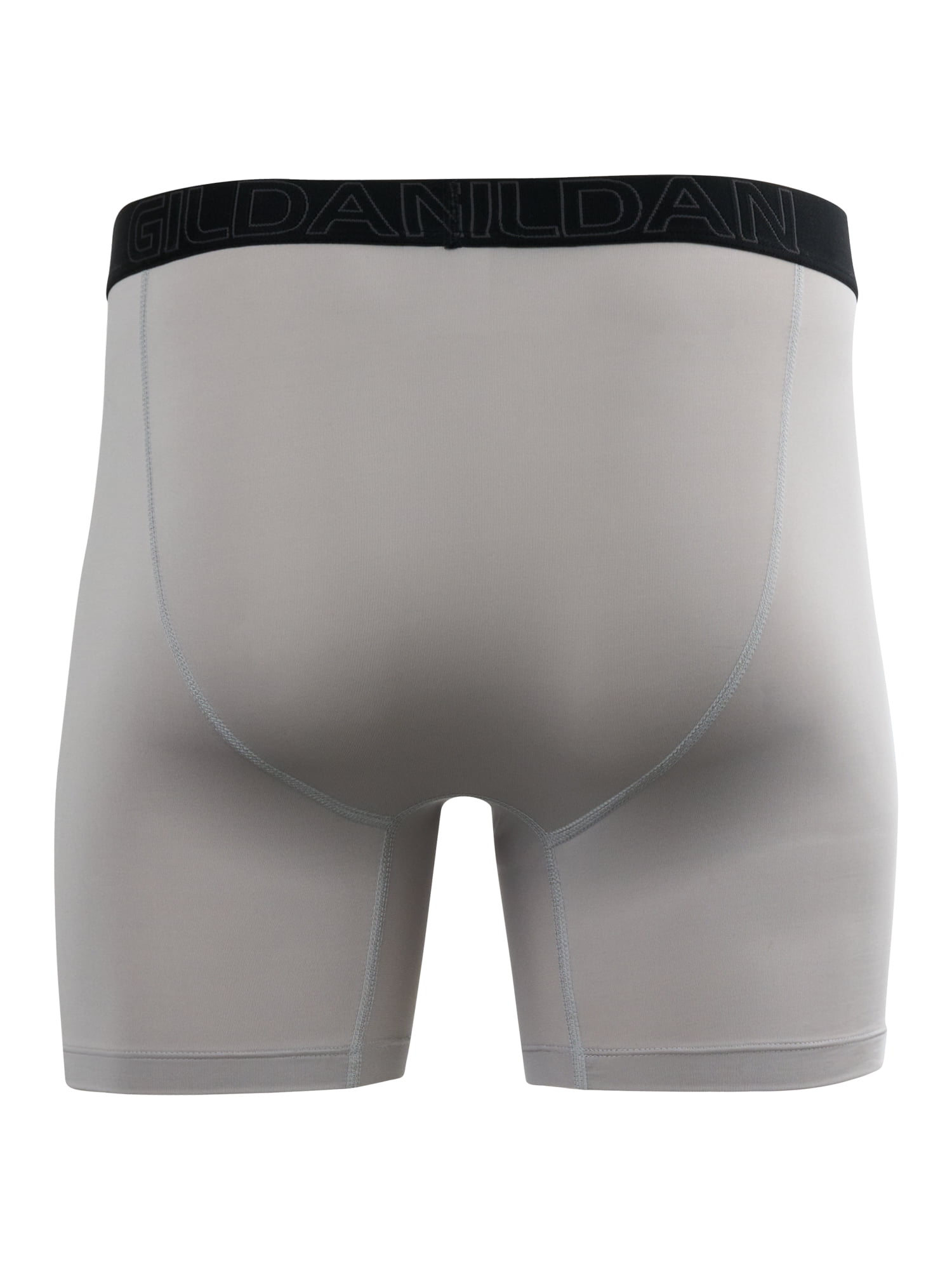 Gildan Performance Adult Men's EZ Breeze Boxer Briefs, 6-Pack, Sizes S-2XL, 6" Inseam