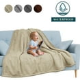 thumbnail image 2 of Waterproof Blanket for Couch, Sofa, Waterproof Dog Blanket for Pets, Pet Blanket Protector, Plush Soft Warm Fuzzy Blanket Bed Throw, 60x80in, 2 of 6