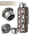 thumbnail image 2 of 20 Oz White Poodle Dog Hawaiian Floral Coffee Tumbler Double Wall Insulated Stainless Steel Water Bottle | Metal Reusable Thermoses Flask with Cup Cap | Leak & Sweat Proof with Anti-Dust Lid, 2 of 7