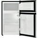 image 2 of Frigidaire FFPS3133UM 19 Compact Refrigerator with 3.1 cu. ft. Capacity Clear Crisper Drawer Full Width Freezer and Can Holders in Silver Mist