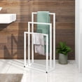 thumbnail image 1 of Towel Rack for Bathroom Storage Freestanding Towel Bar Stand Hand Towel Holder Ladder Drying Rack Bathroom Organizers Accessories for Bath Storage & Hand Towels, 1 of 7