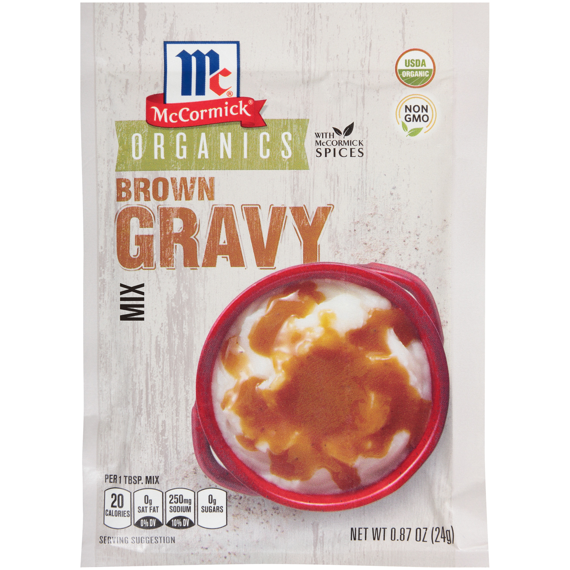 McCormick Brown Gravy Mix 0 87 Oz Walmart Walmart