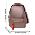 thumbnail image 3 of JSCDRPDWL Light Weight Backpacks for Travel Light Travel Backpack Mens Carry on Backpack Black Leather Backpack Mochila Womens Fashion Backpack All, One Size, 3 of 3