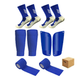thumbnail image 1 of 6pcs Calcetines Antideslizantes Con Espinilleras Para Fútbol Lab.G, Azul, 1 of 5