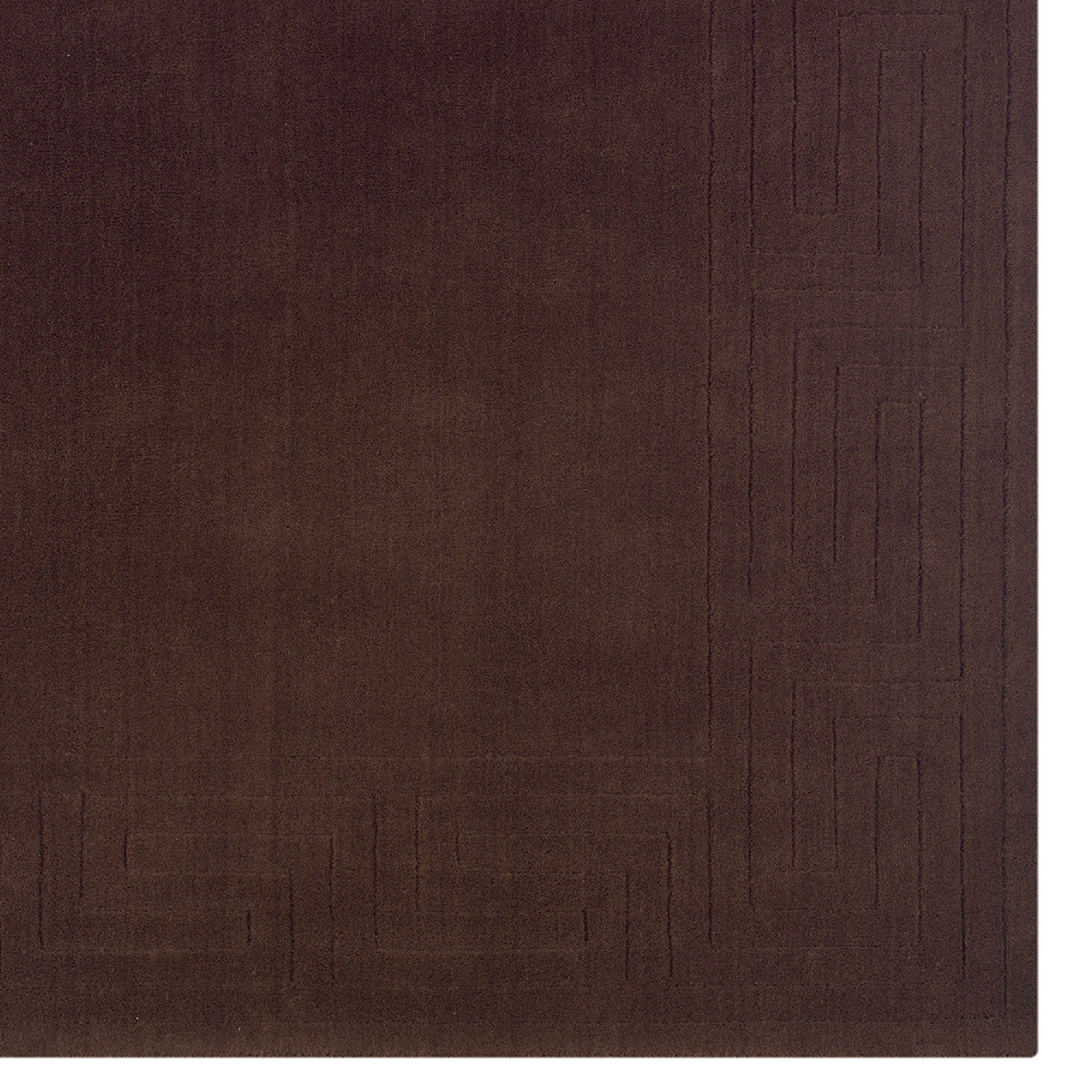Linon Home Décor Classic Area Rug Collection, French Roast, 8' x 10.33'