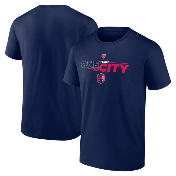 Men's  Navy St. Louis City SC Hometown Pitch Condition T-Shirt