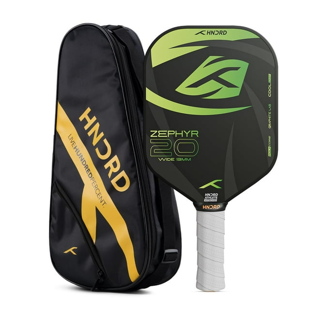 Zephyr 20, Pickleball Paddle 13mm Carbon Fiber, Consistent Performance, Power Play With Bag