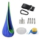 thumbnail image 1 of Columpio colgante con cuerda ajustable, cómodo nido con asiento inflable, columpio portátil para terapia sensorial para autismo (azul, 150 cm de alto), 1 of 4