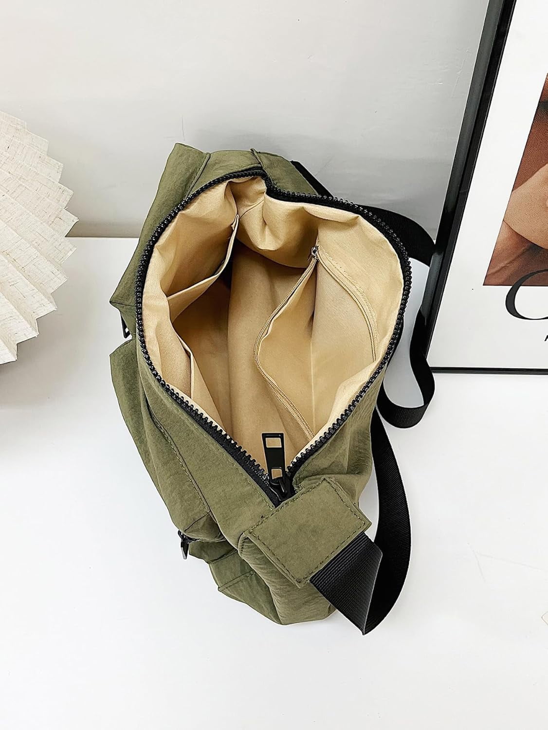Crossbody Bags for Women Casual Cross Body Purse with Multiple Pockets For Work Travel Workout