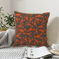 thumbnail image 4 of KLL Crayfish Decorative Throw Pillow Covers Velvet Soft for Couch Sofa Bedroom Living Room Outdoor (No pillow core)- 18"x18", 4 of 5