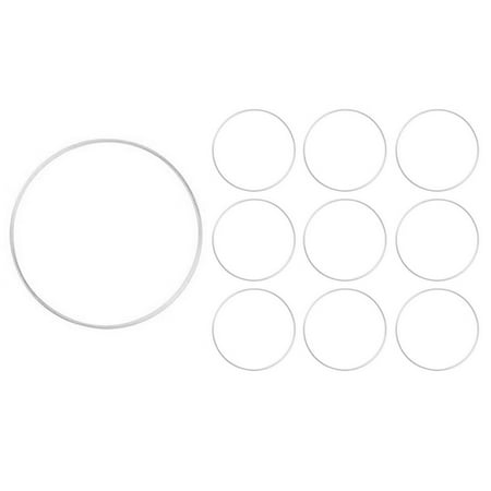 10Pcs Metal Dream Catcher Hoops Dream Catcher Craft Rings for Handmade Craft Wreath Making Project Wedding Decoration