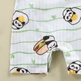 thumbnail image 6 of NIEWTR Baby Sleep Romper Short Sleeve Unisex Jumpsuit Toddler Newborn Breathable Soft One-Piece Pajamas Bedtime Sleeper Cute Nightwear(A-Light Green,12-18 Months), 6 of 6