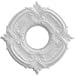 thumbnail image 3 of Ekena Millwork CMP10AT 10 x 3.5 x 0.75 Po. Médaillon de Plafond Thermoformé en PVC - 4.125 Po., 3 of 10