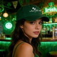 thumbnail image 3 of YOHAVEN Green St. Patrick’s Day Adjustable Baseball Cap, Breathable Sweat‑Wicking Outdoor Hat For Festivals, Sporting Events, Parades, Travel And Everyday Wear, Embroidered Shamrock Style Accent, 3 of 4