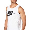 thumbnail image 2 of Nike Sportswear Men's Sleevless Tank Top Shirt (White/Black, S), 2 of 3