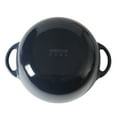 thumbnail image 2 of Gibson Home 2.65 Qt Enameled Cast Iron Dutch Oven Pot with Lid – Round, Oven Safe to 500°F, Ideal for Bread Baking & Stews - Gradient Blue, 2 of 13