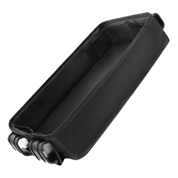 KONTONTY Black Adjustable Push Handle Stroller Snack Tray for Wagon Travel - 1 Piece