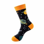 Autumn And Winter Warm Medium Tube Socks Printed Cartoon Socks Sports Socks Sock Multicolor