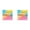 Rainbow*2, variant on Transparent and Frosted Sticky Notes, 3x3 Inches Clear Sticky Tabs, 240 Sheets Pull-Out Sticky Note Pad, Transparent Notes, Annotation Kit for Books, Work, Planners and Calendars (Morandi, 4Pcs)