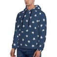 thumbnail image 3 of Naloa Turtle Men's Casual Hooded Collar Drawstring Hoodies Pullover Sweatshirts Casual Long Sleeve Shirts-4X-Large, 3 of 7