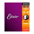 thumbnail image 1 of Set de Cuerdas para Guitarra Acústica Nanoweb Coating 16002 ELIXIR dorado 10.8x12.07x1.27, 1 of 3
