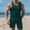 Army Green, variant on Mens Sleeveless Tank Tops Workout Muscle Gym Ribbed Shirt Athletic Moisture Wicking T Shirts Drawstring Waist Short Pants Sets