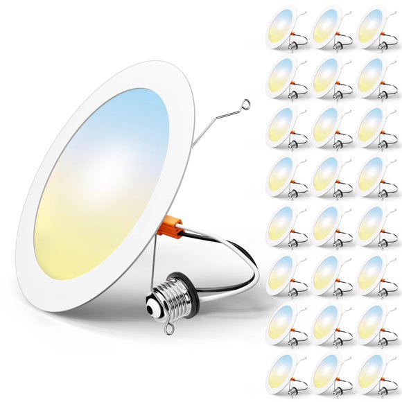 Luces LED Empotradas FREELICHT 6" 10W 1000LM Regulables Paquete de 24