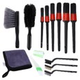 thumbnail image 4 of Auto Detailing Brush Set, 14pcs 5 Different Sizes Tire Brush Sturdy Reliability  For Cleaning Wheel Interior Dashboard Engine, 4 of 8