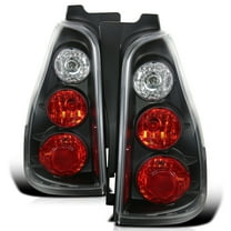 Spec-D Tuning Black Tail Lights Compatible with 2003-2005 Toyota 4Runner, Left   Right Pair Assembly