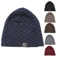 thumbnail image 6 of Men Slouchy Beanie Winter Hats Cool Beanies Lined Knit Warm Thick Skully Hat, 6 of 8
