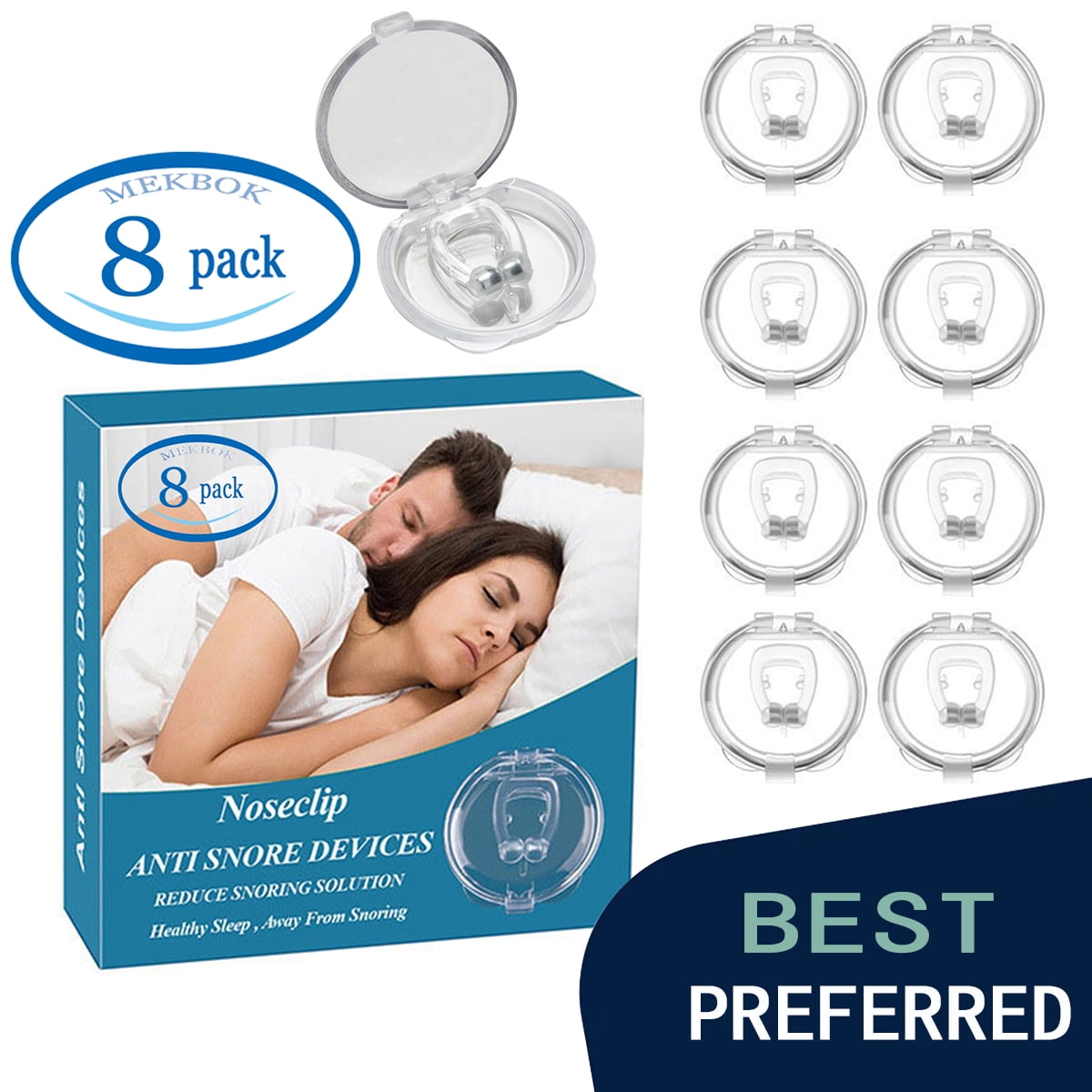 MEKBOK Anti Snoring Devices,sleep apnea devices,Silicone Anti