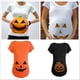 thumbnail image 2 of Ropa de maternidad para embarazadas, camiseta con estampado de cara de calabaza de Halloween para mujer, camisetas de manga corta, Top, moda informal, embarazo XL Gao Jinjia LED, 2 of 2