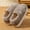Coffee, variant on KANG Fleece Lined Indoor Outdoor Slippers With Heel Cover Winter Warm Sole For And