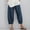 Navy, variant on Xihbxyly Pants Women Women's Summer Casual Loose Cotton and Linen Solid Color Wide-Leg Pants, Women's Pants