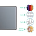 thumbnail image 3 of Projector Screen 16:9 High Brightness Reflective Meta Home Outdoor Office Portable, 3 of 6