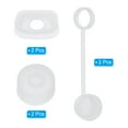 thumbnail image 3 of Uxcell Silicone Spill Stopper Accessories for Straw Cup 1.0 40oz/ 30oz, Clear Set of 6, 3 of 6
