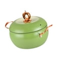 thumbnail image 3 of Luzkey Non Stick Soup Pot Stockpot Portable Gifts Multifuctional Cooking Casserole Pot Cooking Simmering Pot for Dining Home Kitchen Green, 3 of 8