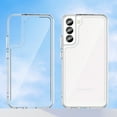 thumbnail image 5 of Dteck for Samsung Galaxy S25 Clear Case Shockproof Phone Cover, Hybrid Silicone Bumper Anti-Scratch Anti-Yellowing Transparent PC Back Protective Cover for Samsung Galaxy S25 5G,Clear, 5 of 7