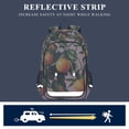 thumbnail image 5 of FORMRS Unisex School Backpack 17" Student Travel Bag with Laptop Compartment, Vibrant Oranges, 5 of 7