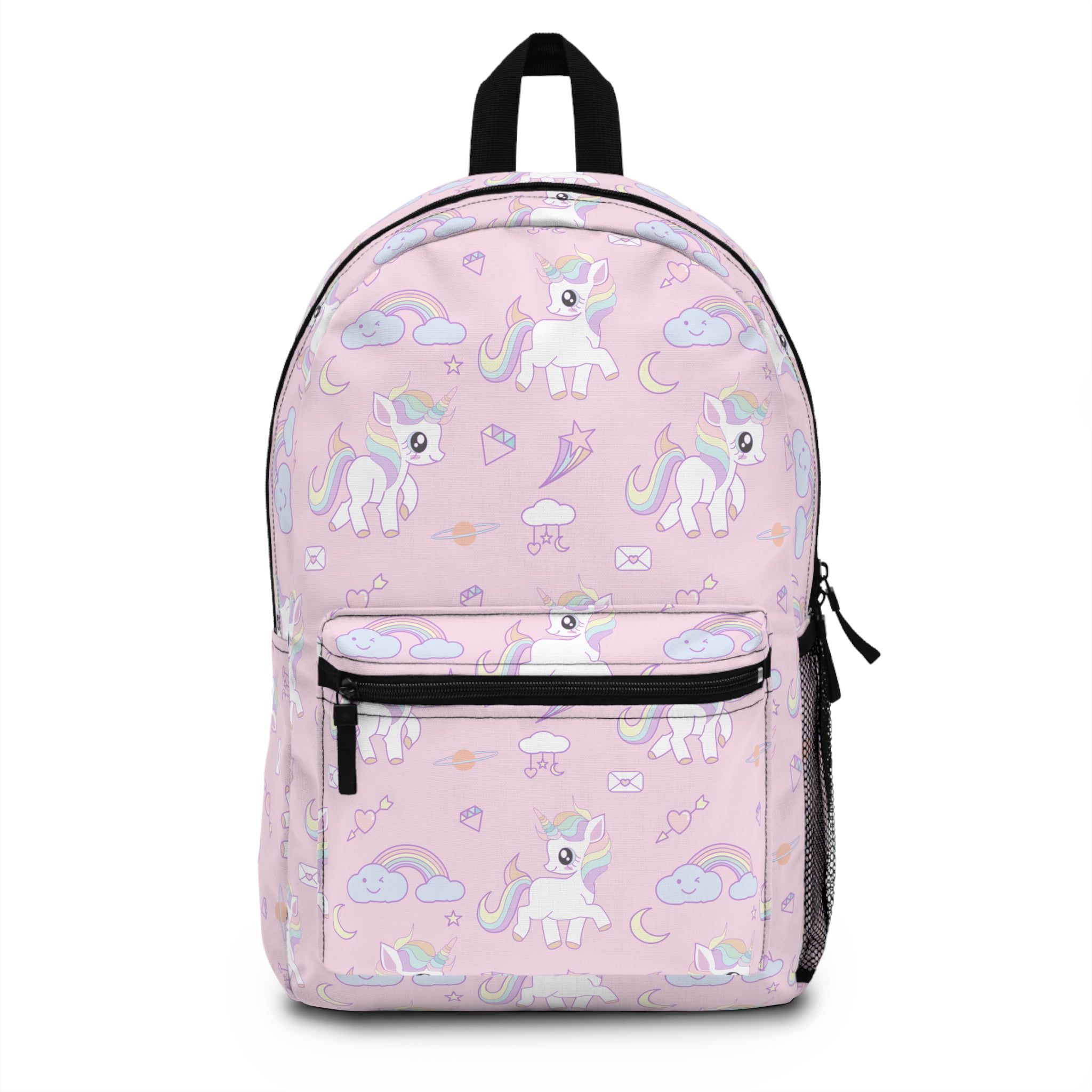 Pink Unicorn Backpack | Backpack Back to School | Pink Unicorn Design ...