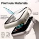thumbnail image 4 of YanonmyfdFunda Impermeable con Protector de Pantalla para Apple Watch SE 3/2/1 (2025/2022/2020) / Series 6 5 4 40mm, Cristal Vidrio Templado Incorporado Carcasa Completa, 2 Unidades (Blanco Estrella), 4 of 19