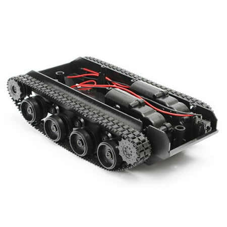 - Smart Novelty Smart Robot Tank Car Chassis Kit Rubber Track Crawler for Arduino 130 Motor