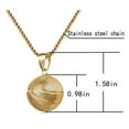 thumbnail image 2 of Ticket Snatchers 3D Basketball Pendant Necklace, 2 of 3