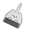 thumbnail image 3 of veasfak Children Cleaning Broom Dustpan Set Cleaning Sweeping Play Set for Table Car rabbit, 3 of 9