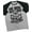 T-Shirt Heather Grey, variant on GYMISH RAGLAN One More Rep Bro! Workout Gym T-Shirt – Funny Gym Shirt for Men, Men's Fitness Tee, Weightlifting & Bodybuilding Apparel