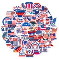 thumbnail image 2 of AYKHKYA 4th of July Sticker, 50 Pcs Patriotic American Independence Day Stickers for Teens Adults, Cars Water Bottles Trucks Laptop Scrapbook Phone Skateboard Bike Luggage Bumper Stickers, 2 of 9