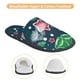 thumbnail image 3 of Fotbe Christmas Pantuflas Peludas para Mujer con Estampado, Zapatillas de Peluche, Zapatos de Invierno para Casa, Uso Interior y Exterior-Large, 3 of 8