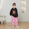 thumbnail image 2 of Girls T Shirts Hooded Sweat Capybara Print Casual Loose Fit Long Sleeve Kids Autumn Winter Tops Tees Blouses, 2 of 5